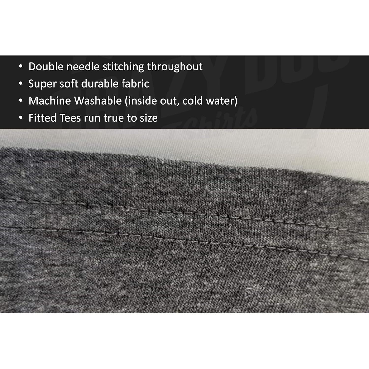 Camiseta Divertida para Hombre Crazy Dog Stay Weird - Mediana