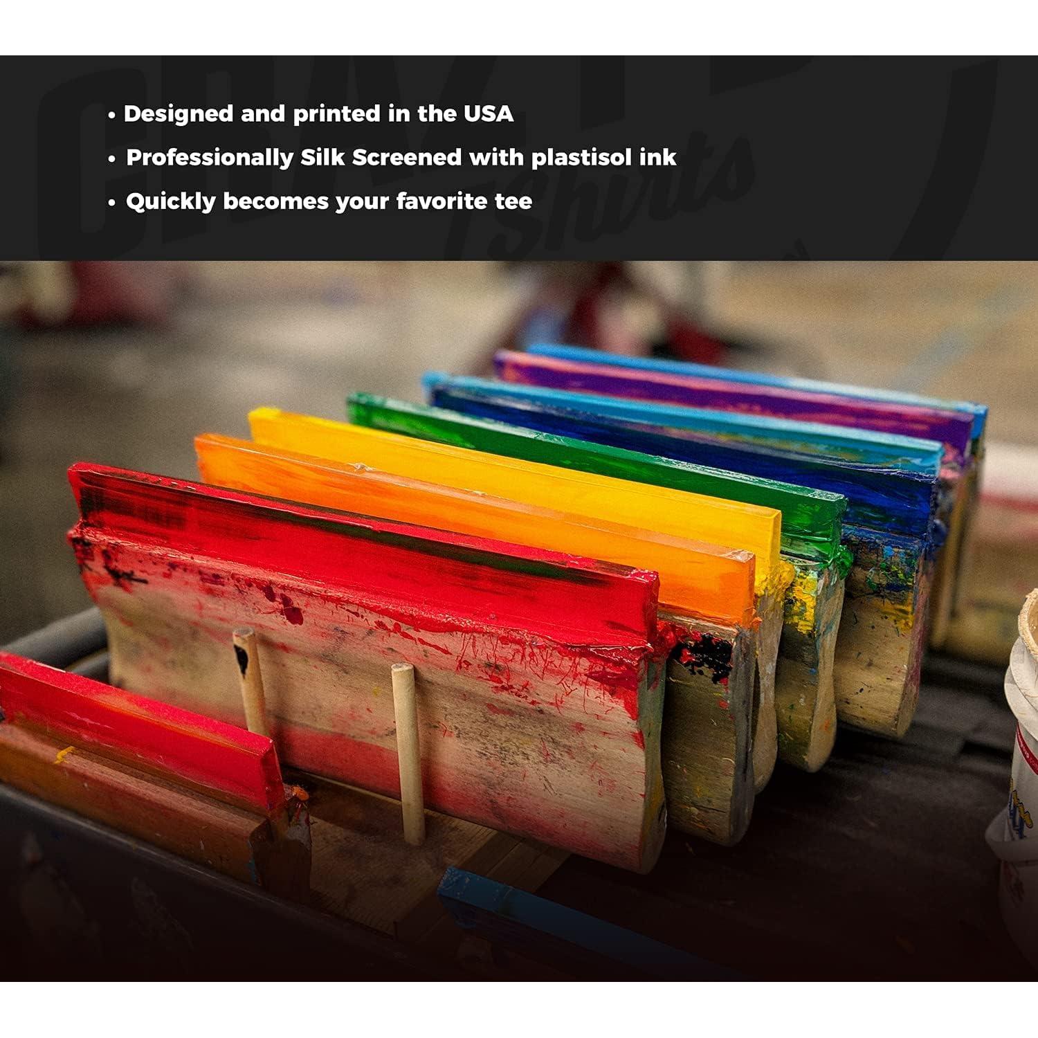 Camiseta Divertida para Hombre Crazy Dog Stay Weird - Mediana