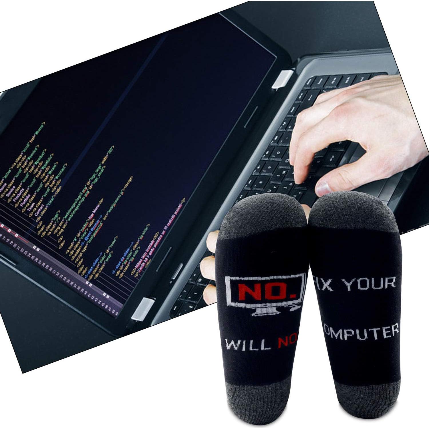 Calcetines de Programador MBMSO 2 Pares Algodón Suave