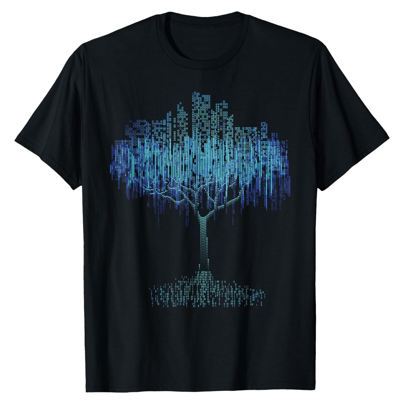 Camiseta Unisex Programador Árbol Binario - Regalo Codificación