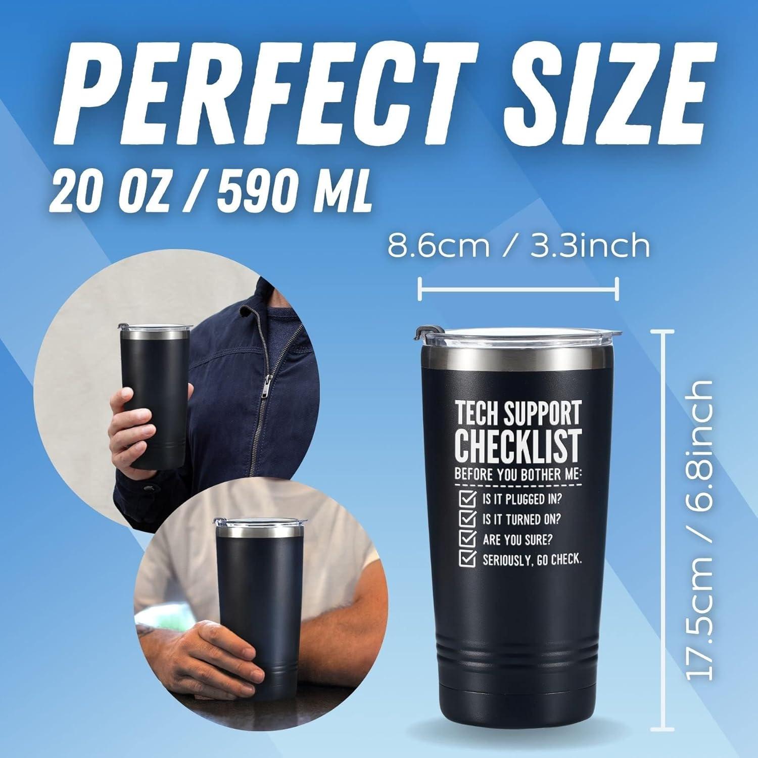 Taza de Café Aislada Onebttl 590ml para Programadores