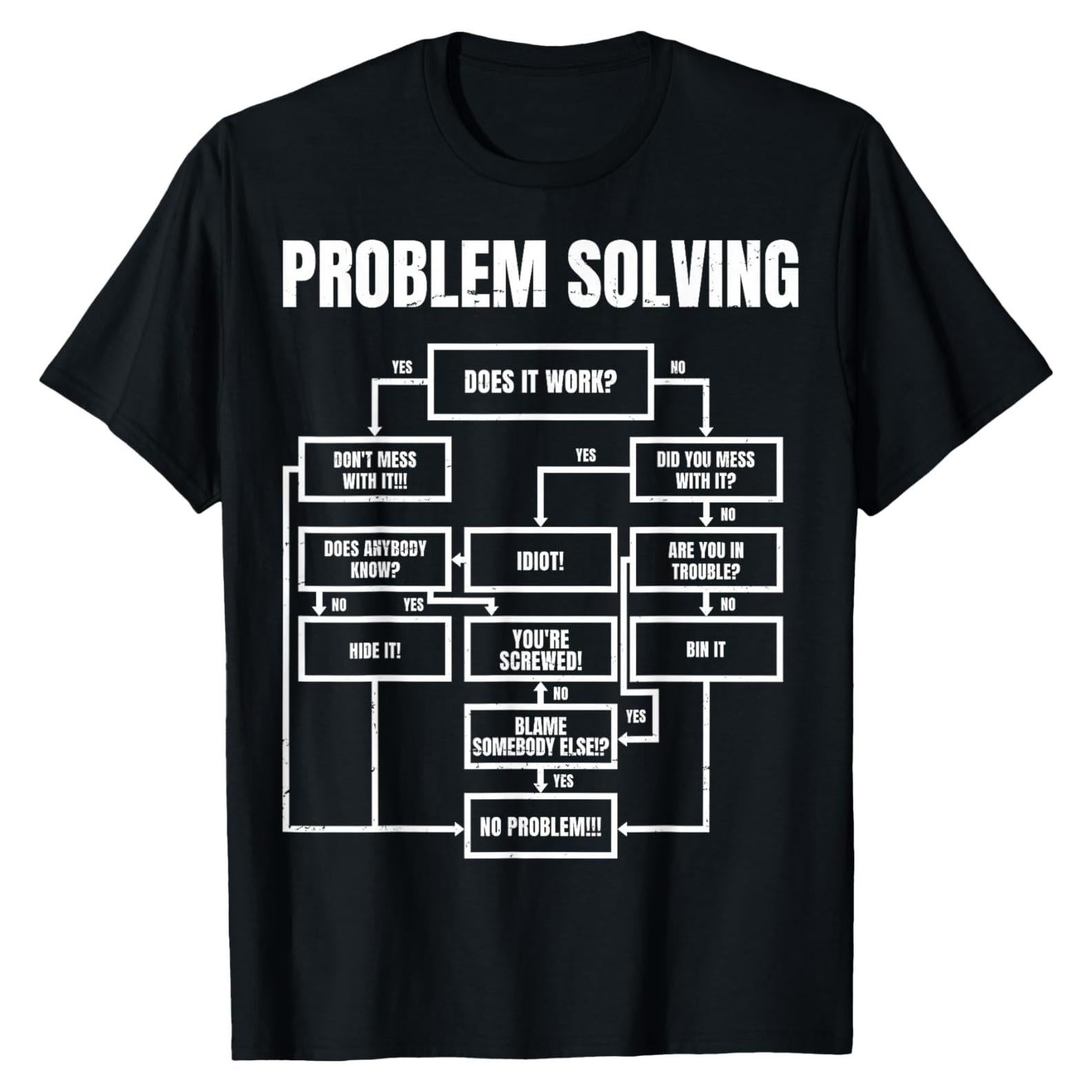 Camiseta Geek de Resolución de Problemas para Hombres - Ciencia Genial