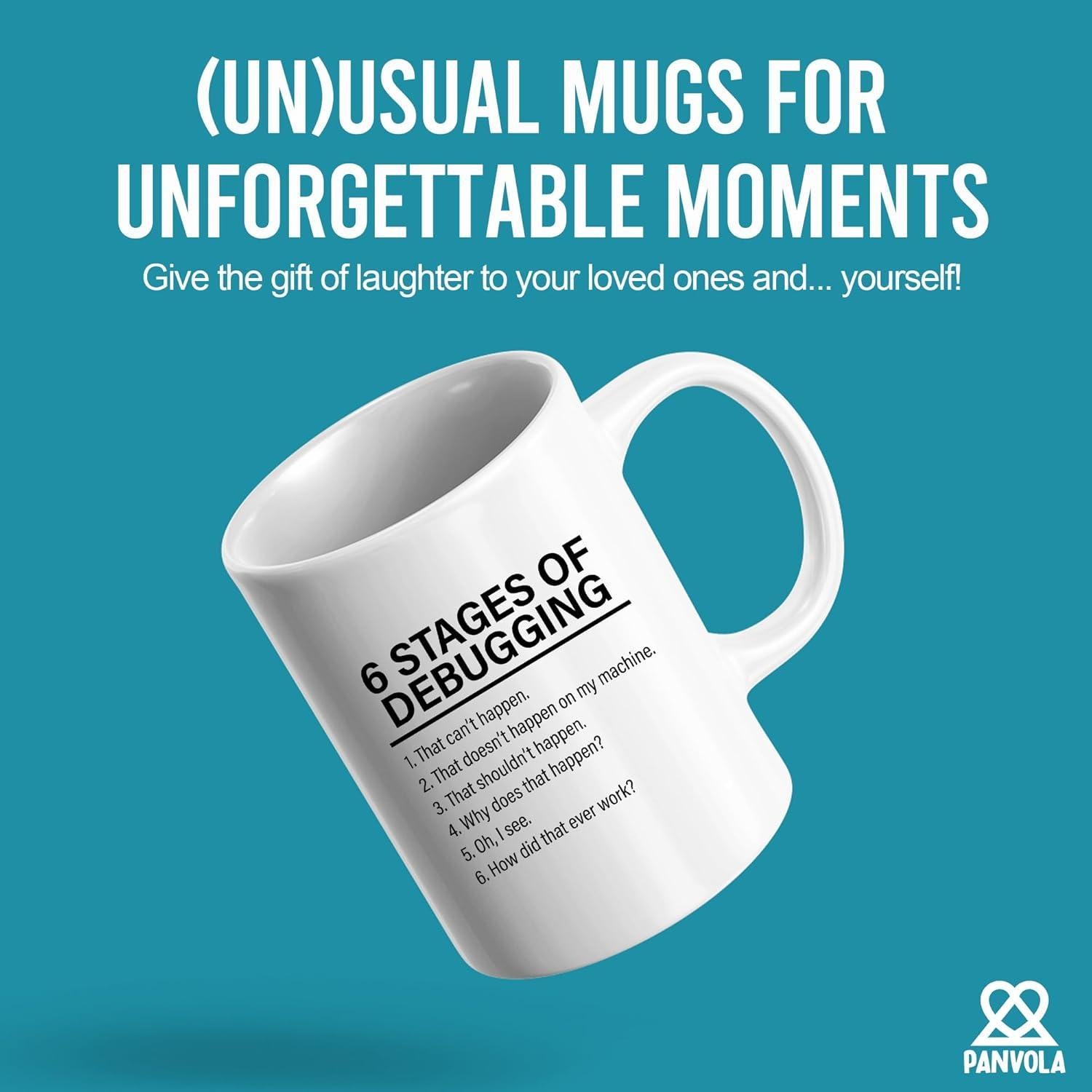 Taza de Cerámica Panvola 11 oz - 6 Etapas de Depuración