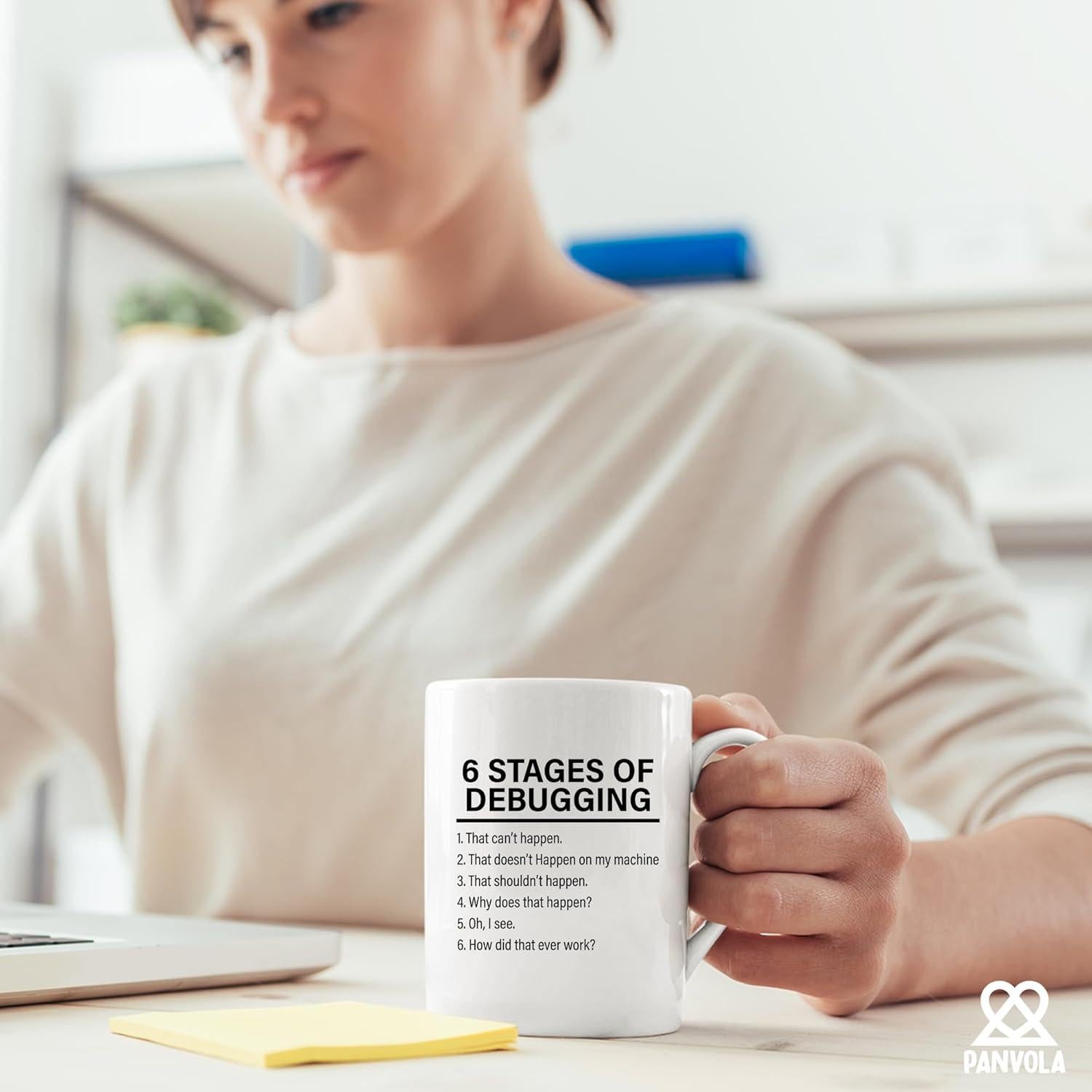 Taza de Cerámica Panvola 11 oz - 6 Etapas de Depuración