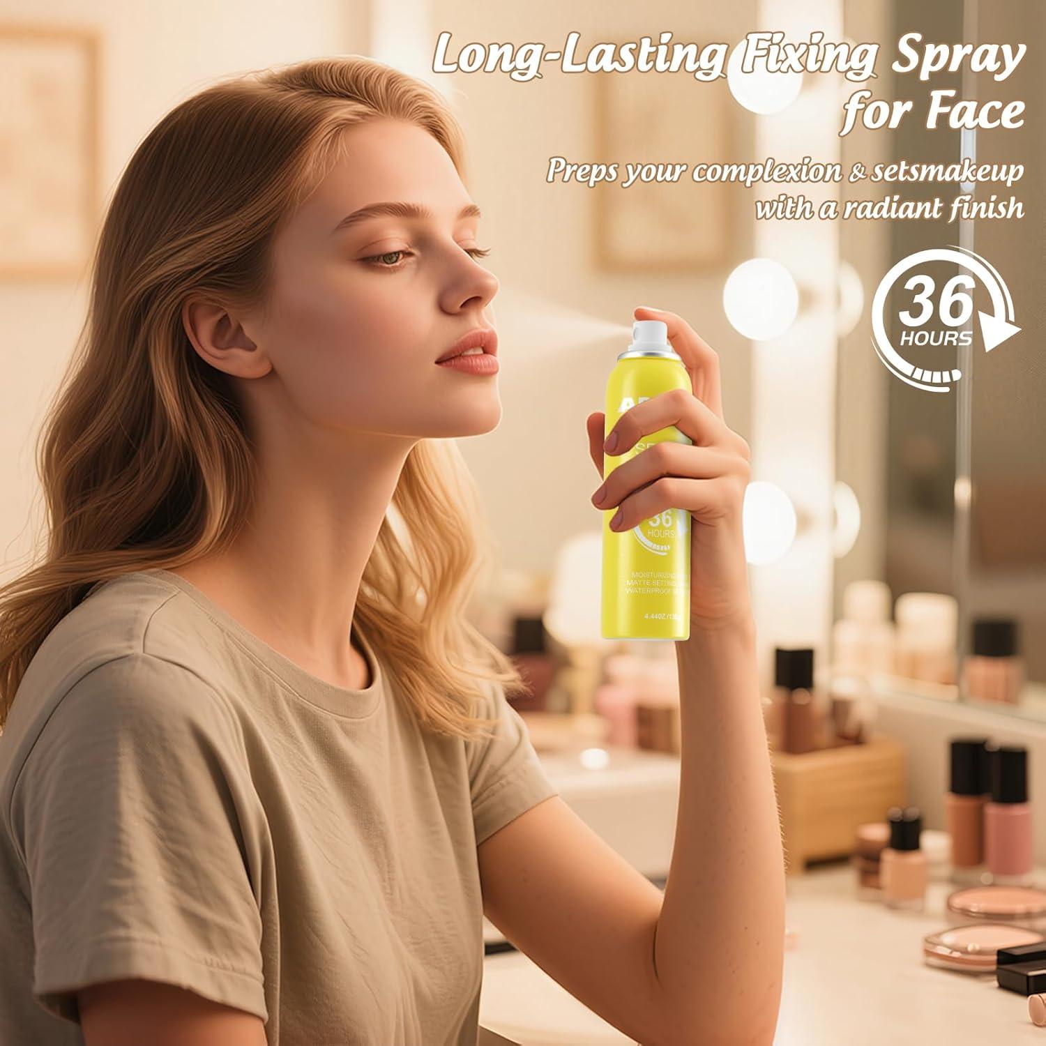 Spray Fijador de Maquillaje Arstech 125 ml Larga Duración 36HR
