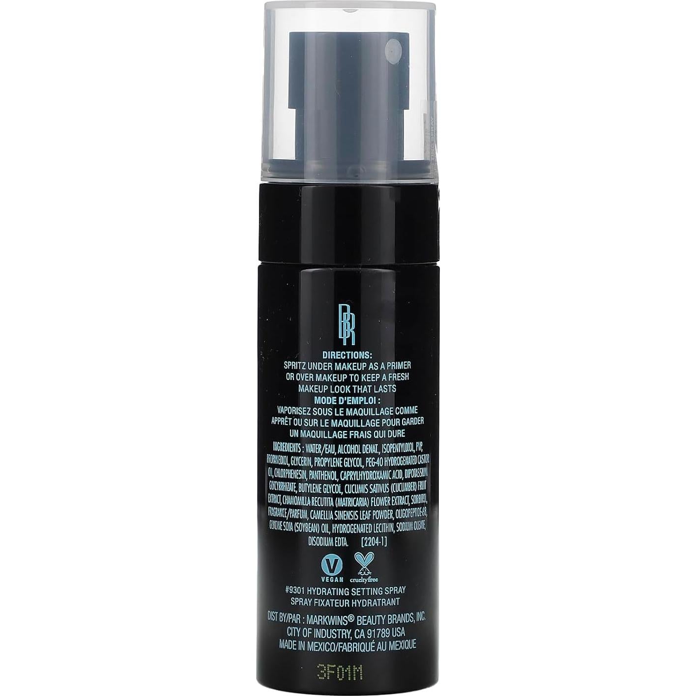 Spray Fijador Hidratante Black Radiance 31.7g