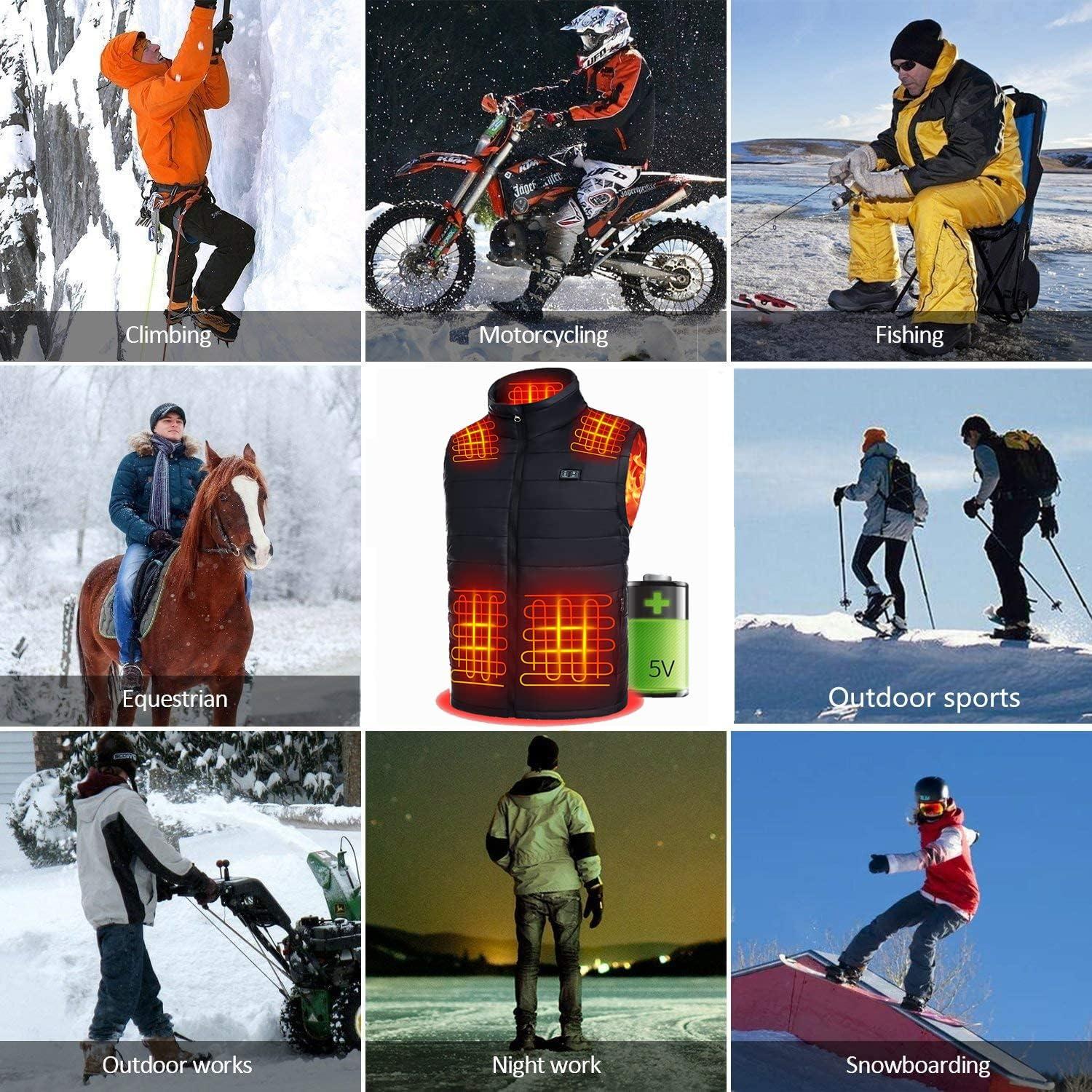 Chaleco Térmico Deceny CB USB Calentador Eléctrico Unisex