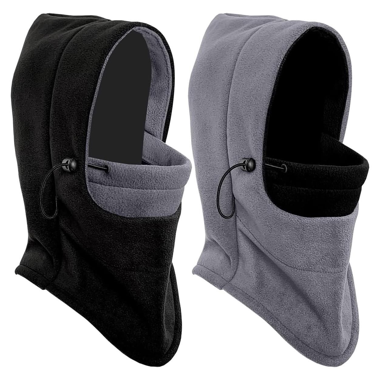 Paquete de 2 Máscaras Balaclava Polar Unisex para Invierno
