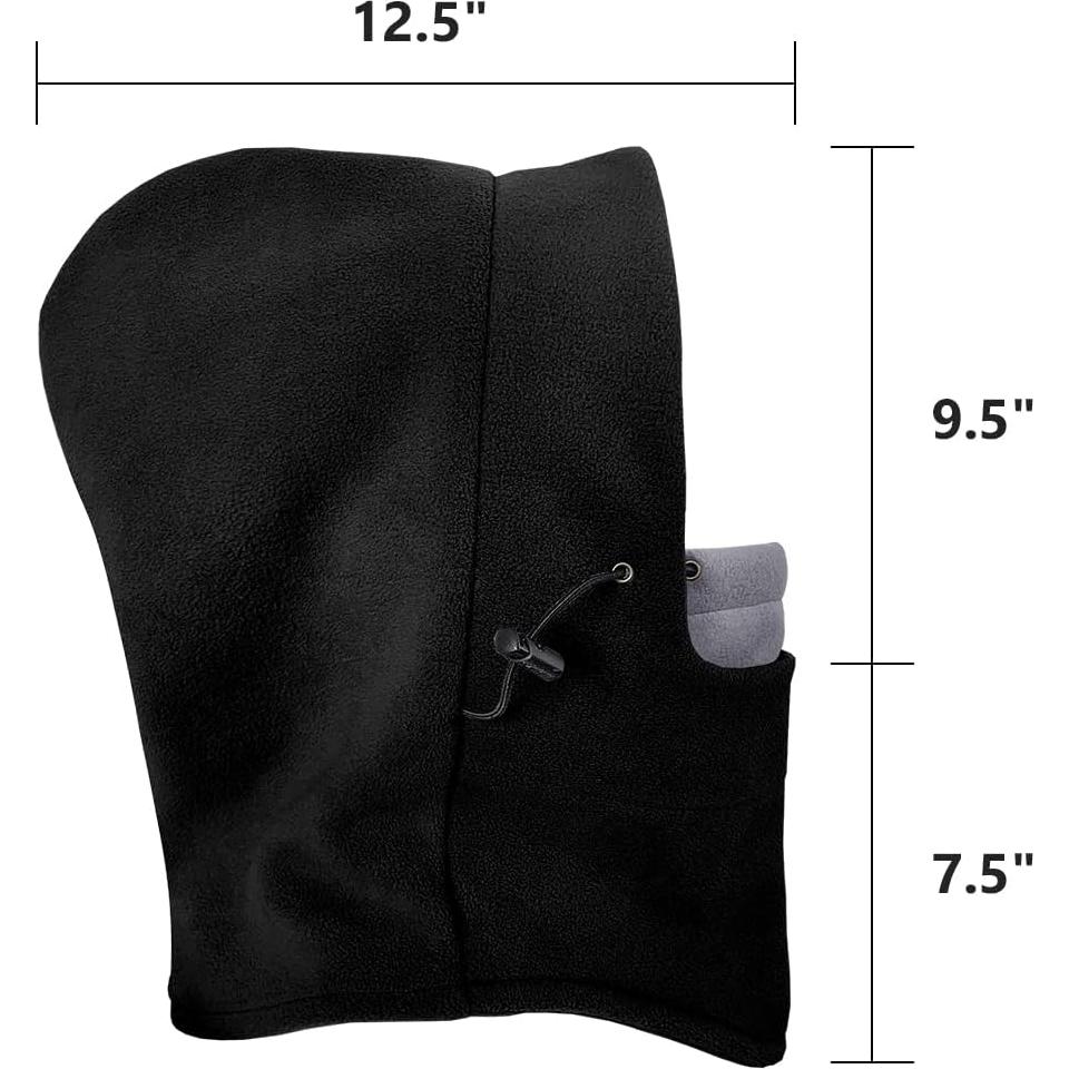 Paquete de 2 Máscaras Balaclava Polar Unisex para Invierno