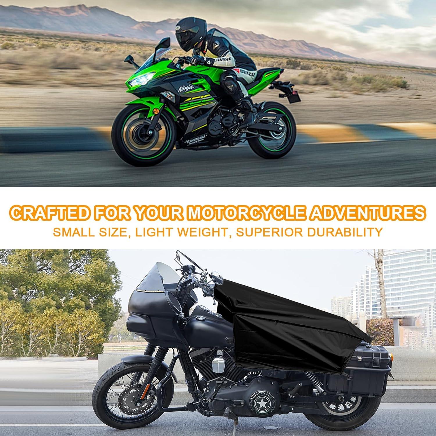 Cubierta de Asiento de Motocicleta RiderVibe M Negra UV