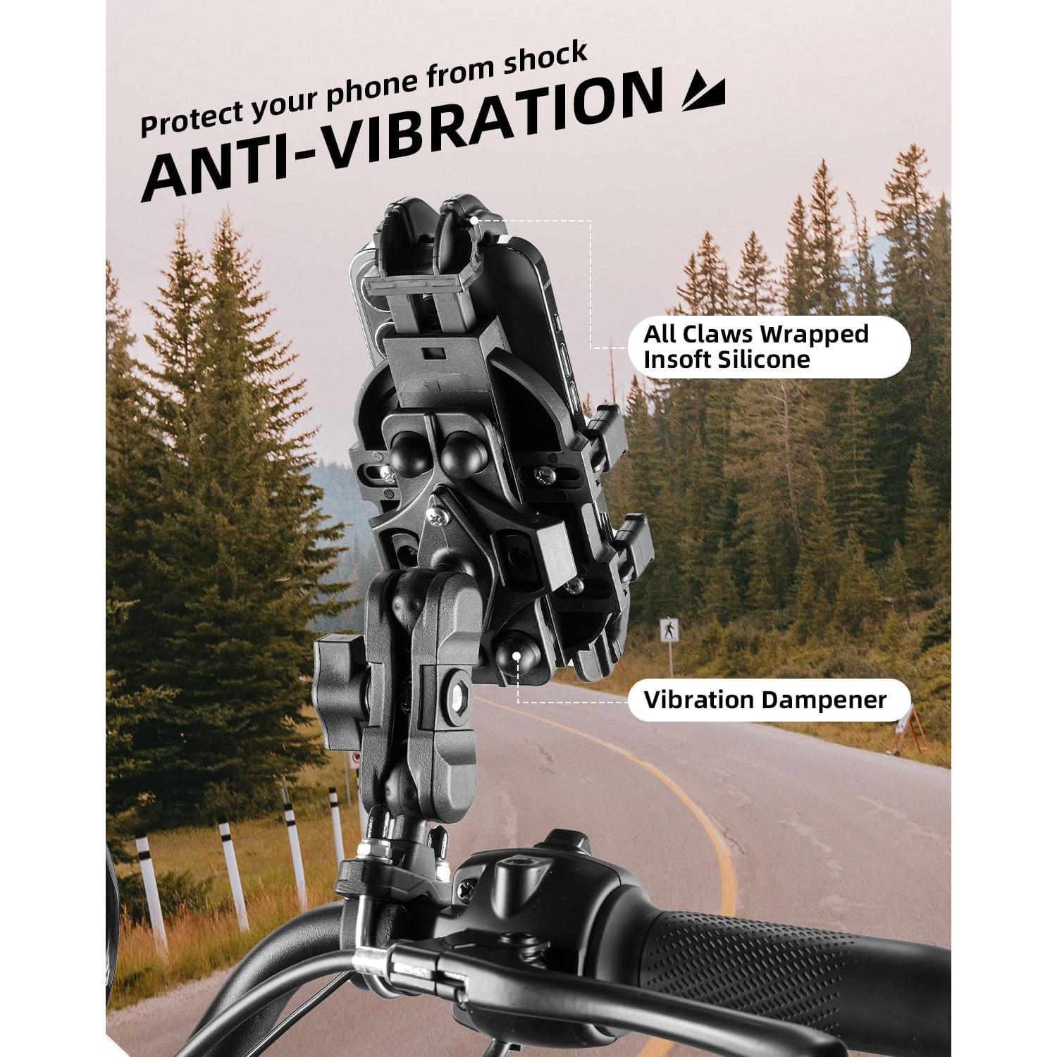 Soporte de Teléfono ROCKBROS para Bicicleta y Motocicleta 4.7-7.1"