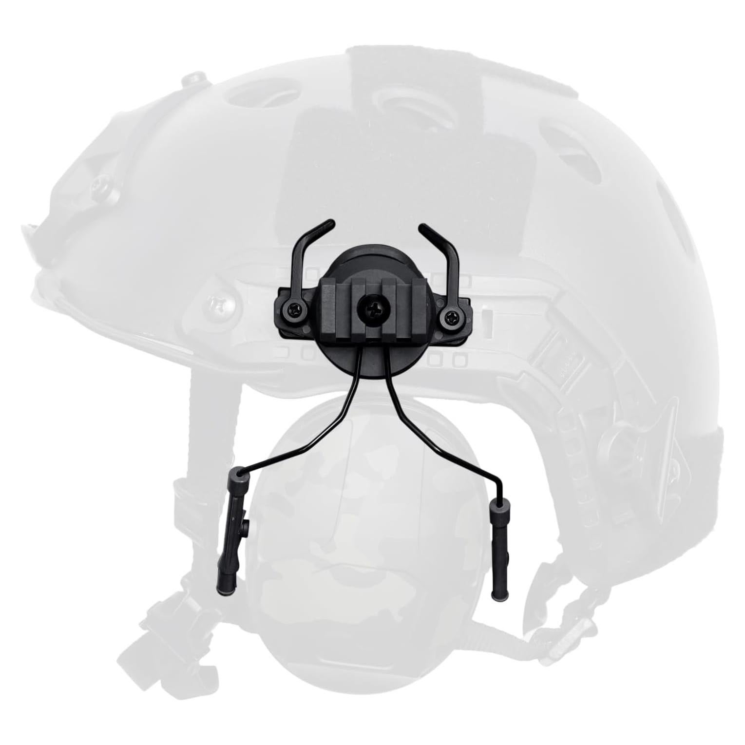 Adaptador de Auriculares Táctico Qavctw para Casco 19-21mm