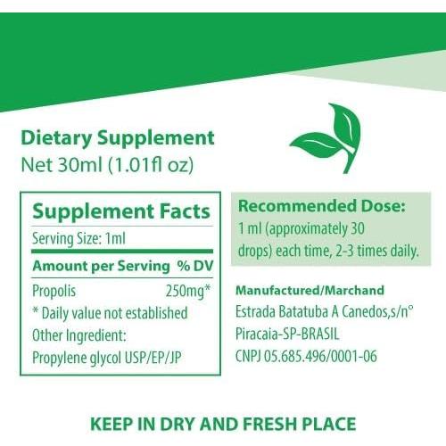 Extracto Líquido Glicólico de Própolis Verde 30ml x3 - Apiario Silvestre