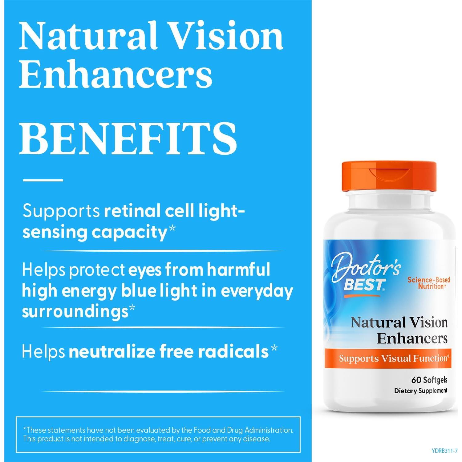 Suplemento Natural de Visión Doctor's Best 60 Gelatinas