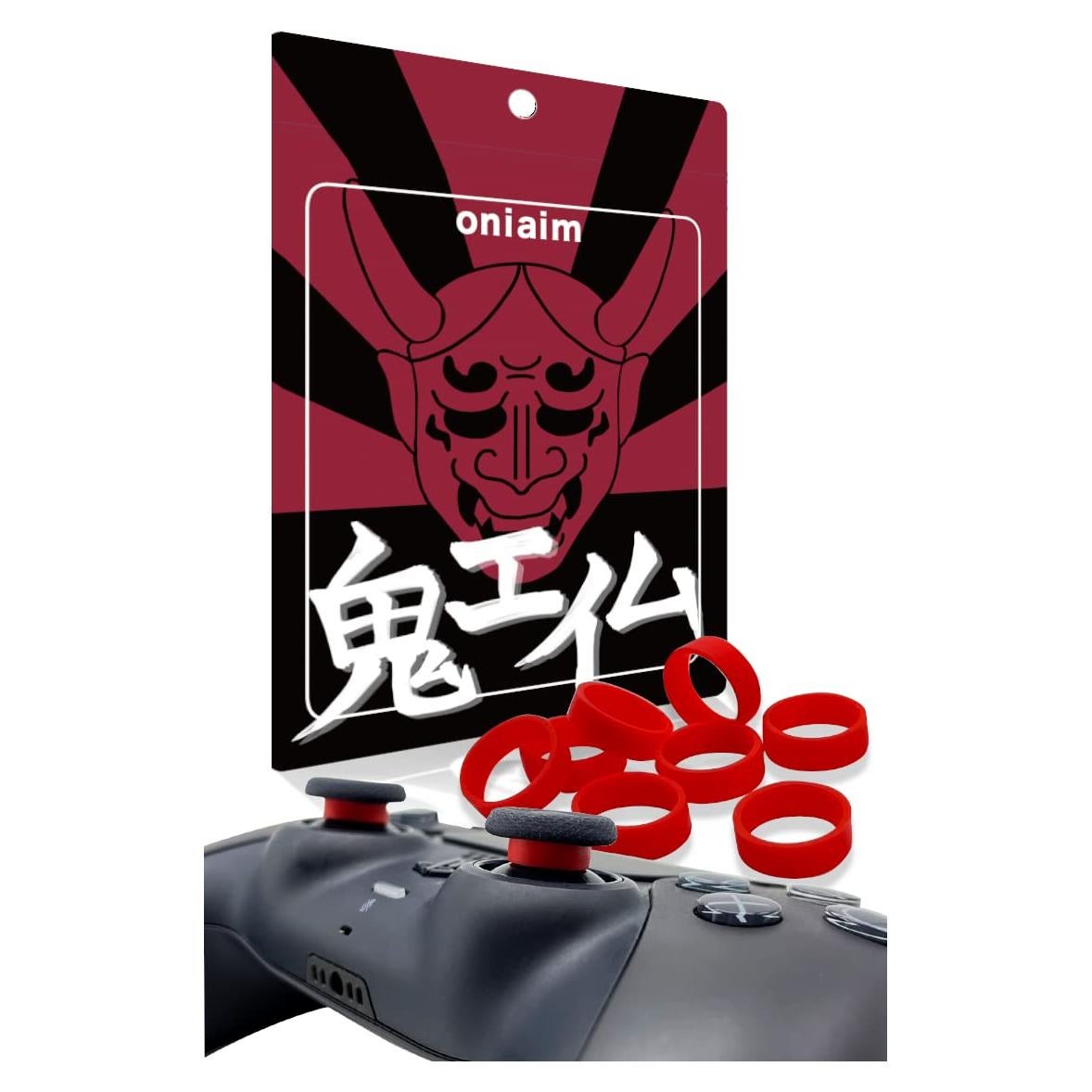 Anillos Protectores de Pulgar OniAim Silicona Rojo 8 Pzs