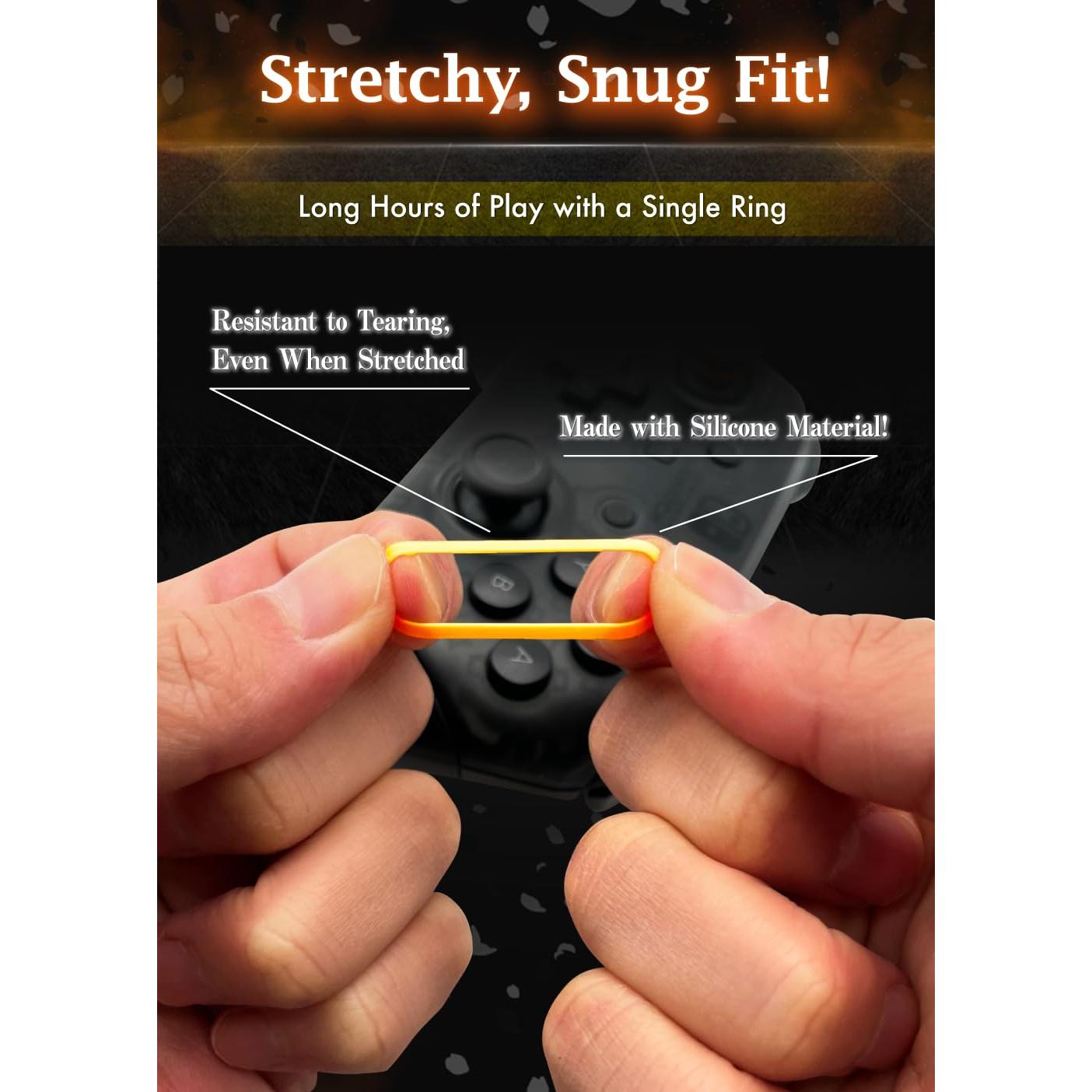 Anillos Protectores de Pulgar OniAim Silicona Rojo 8 Pzs