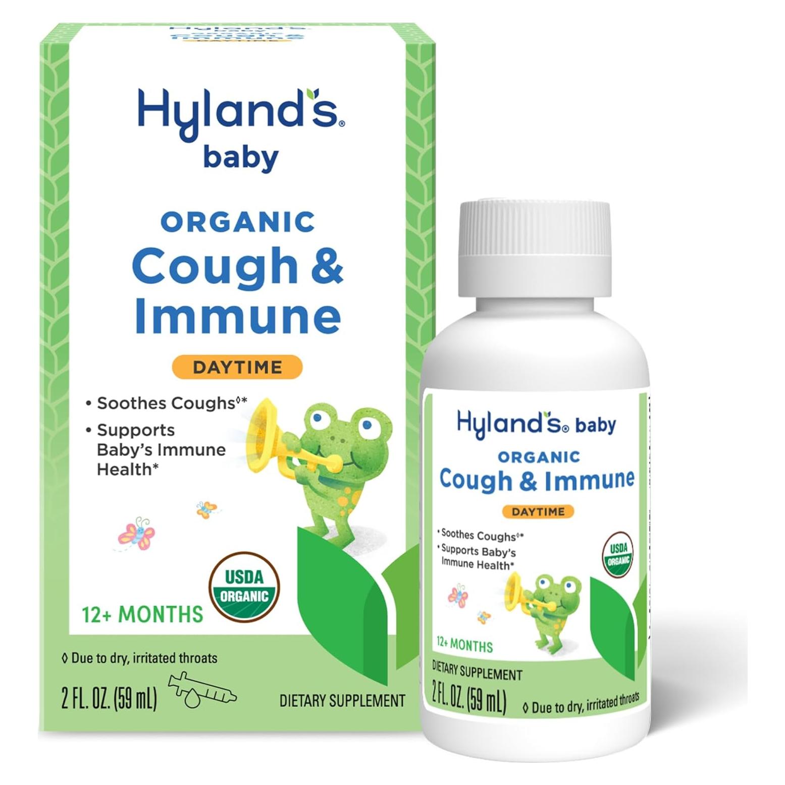 Jarabe para la tos orgánico Hyland's Baby 59 ml diurno