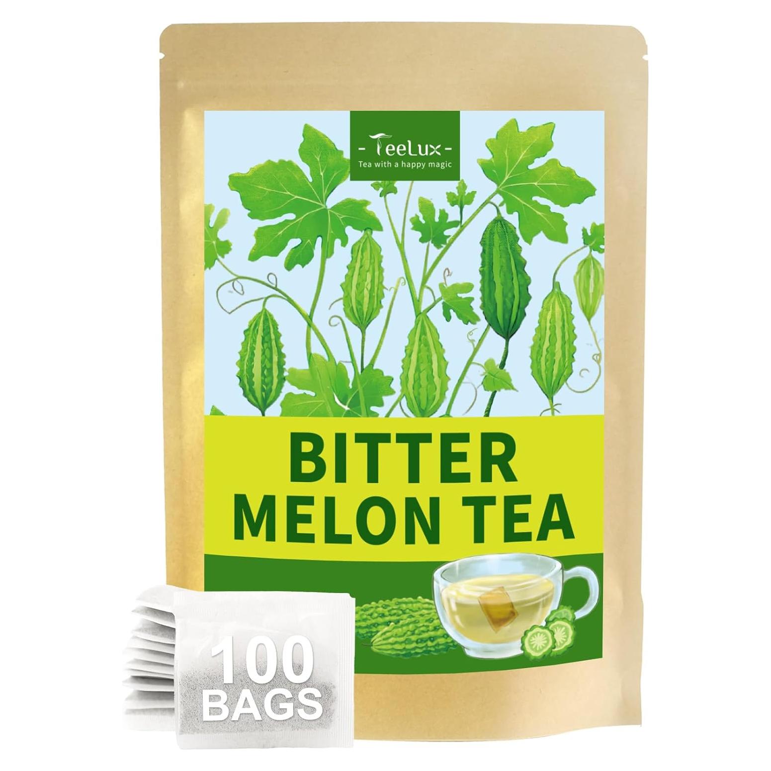 Té de Melón Amargo TeeLux, 100 Bolsitas Sin Cafeína