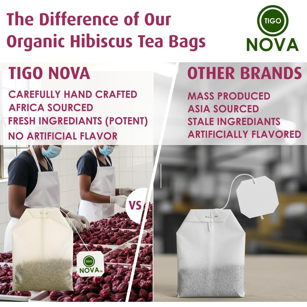 Té de Hibisco Orgánico Intuitigo 15 Bolsitas Ecológicas