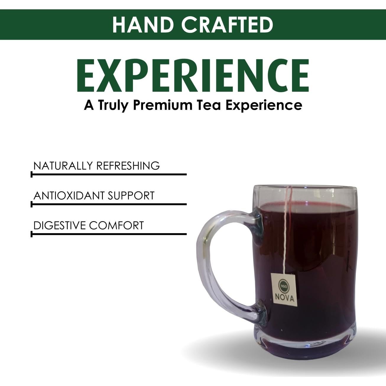 Té de Hibisco Orgánico Intuitigo 15 Bolsitas Ecológicas