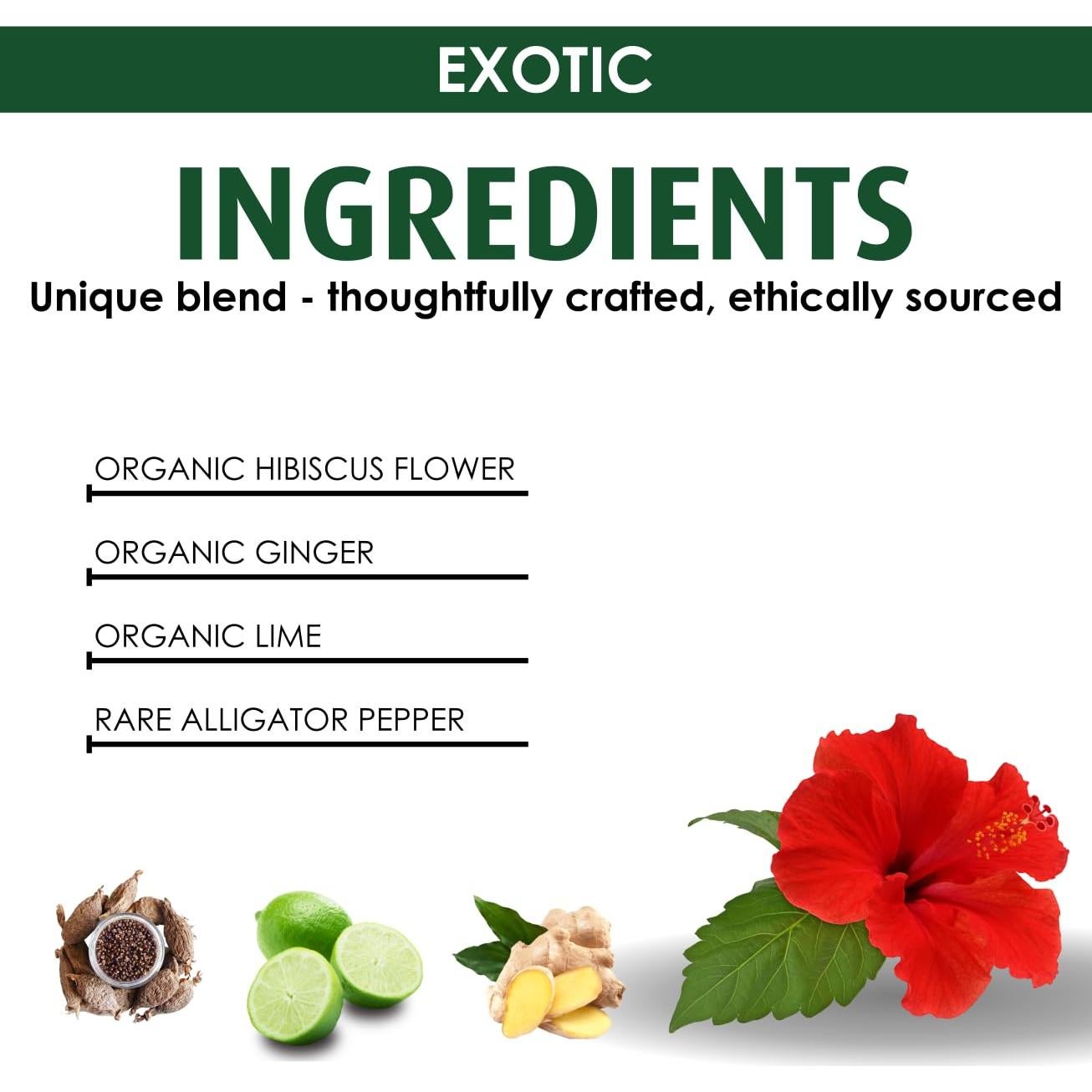 Té de Hibisco Orgánico Intuitigo 15 Bolsitas Ecológicas