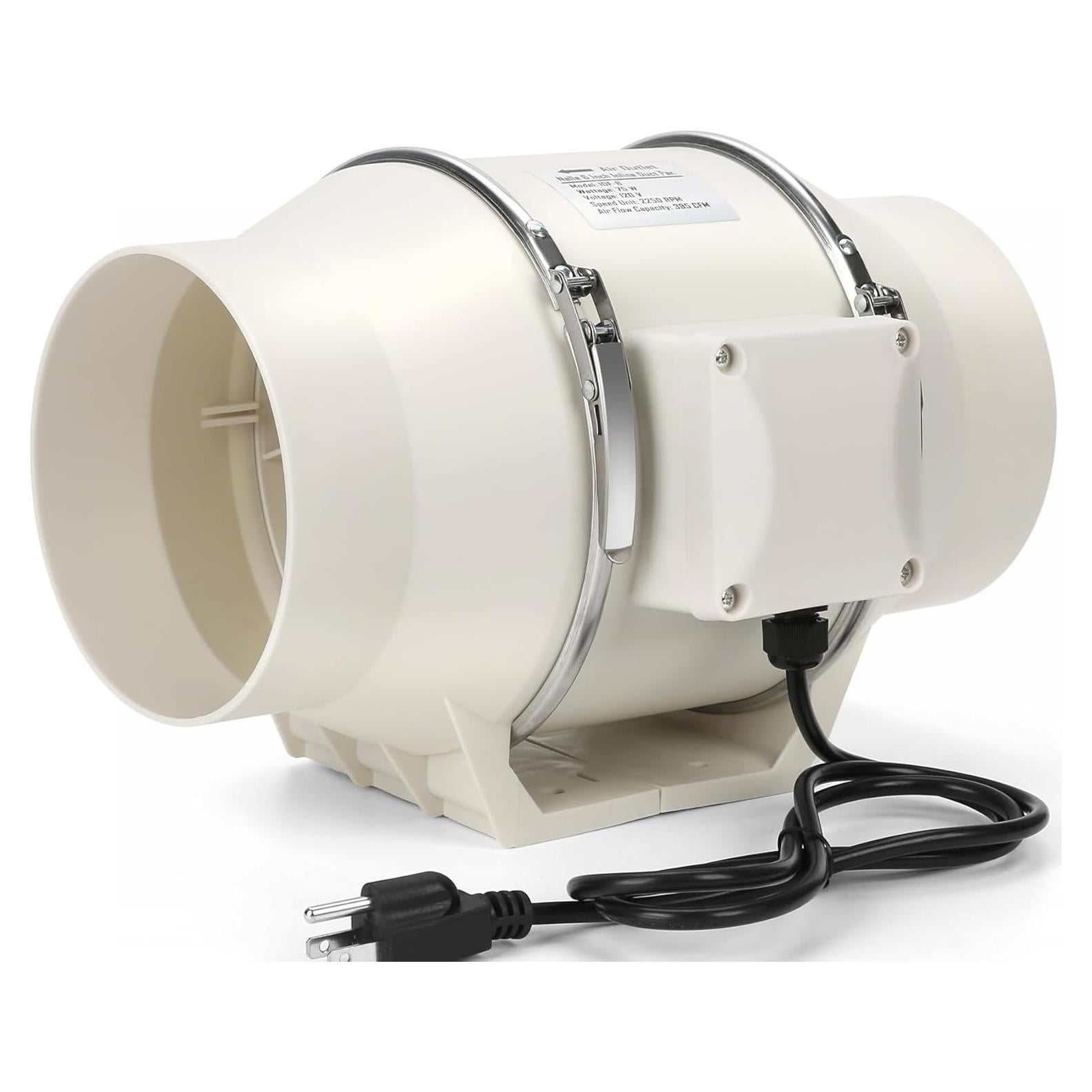 Ventilador de Conducto Nalle IDF-4 50W 280 CFM Silencioso