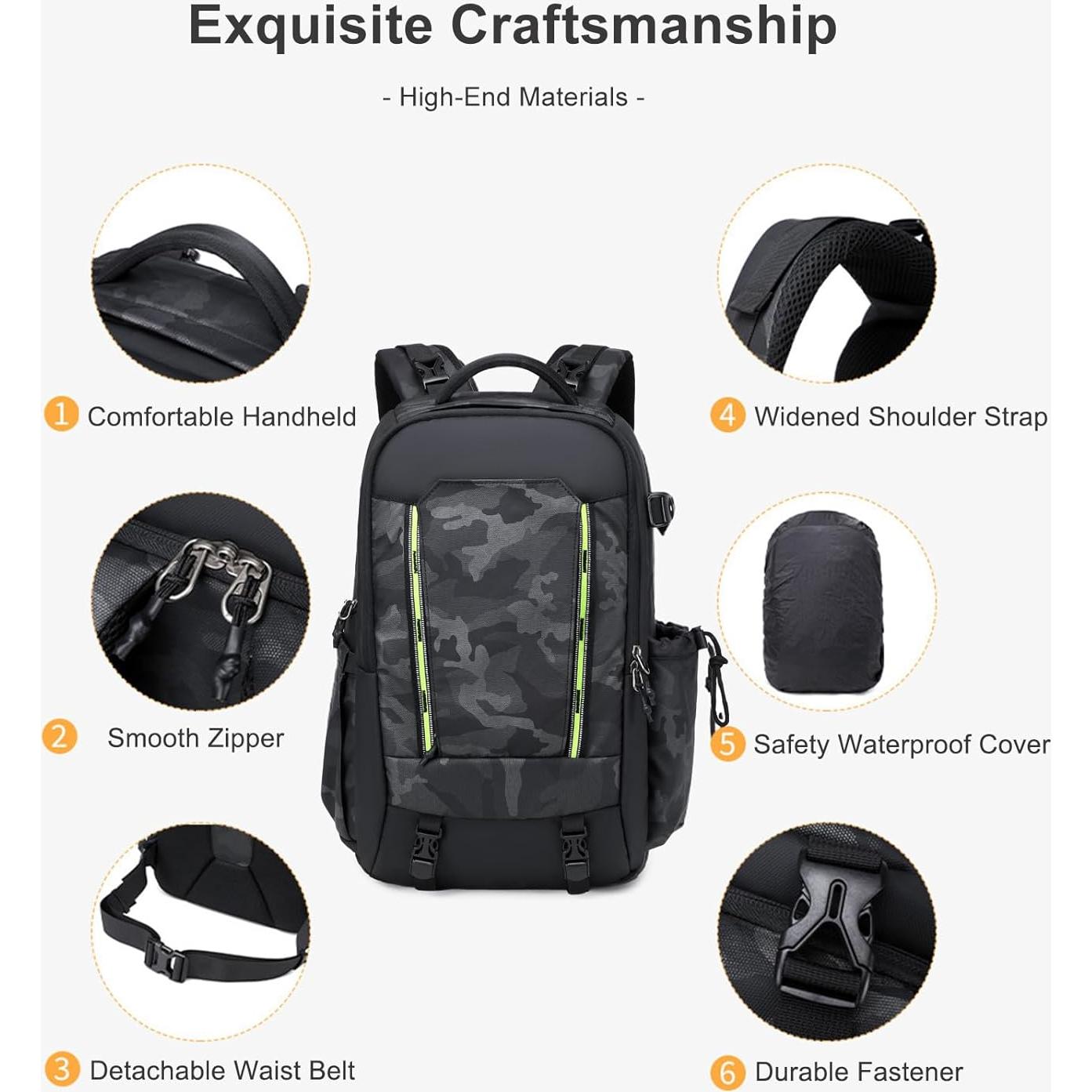 Mochila para Cámara SAKIZITO Waterproof 15.6" DSLR/SLR