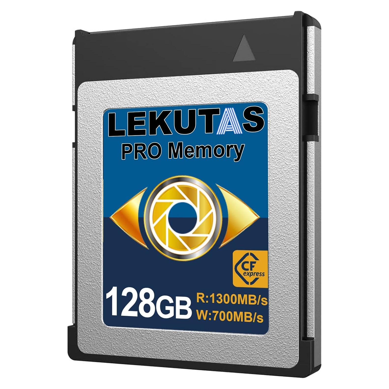128GB CFexpress Type B Memory Card, R1300MB/s W700MB/s CFX xqd Cards Type B for Cameras 8K RAW, Compatible with Nikon Z6/Z7/D6, Canon EOS-1DXMark III/EOS-R5, Panasonic S1/S1R, DJI Ronin 4D
