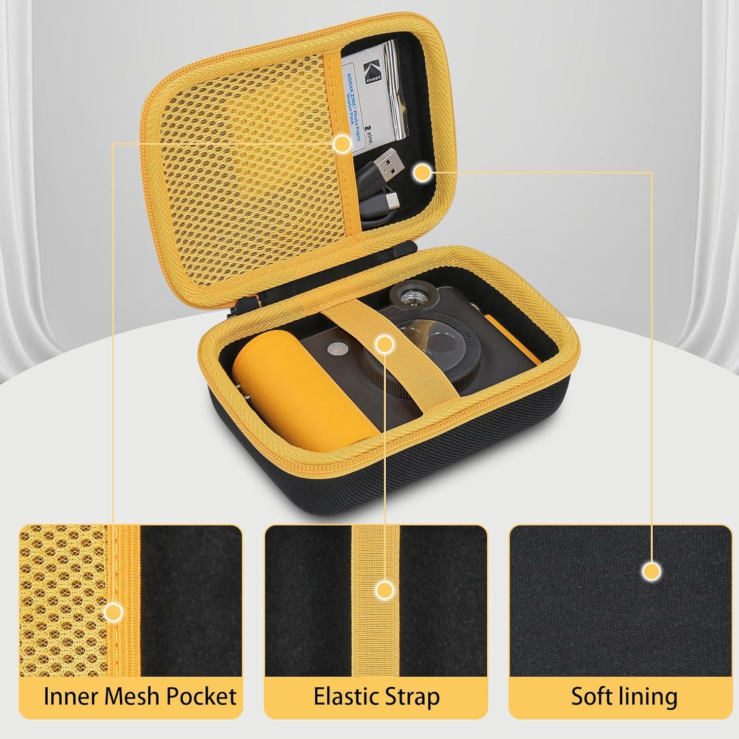 Funda Dura Khanka para Cámara Kodak Smile+ 2x3" Negra