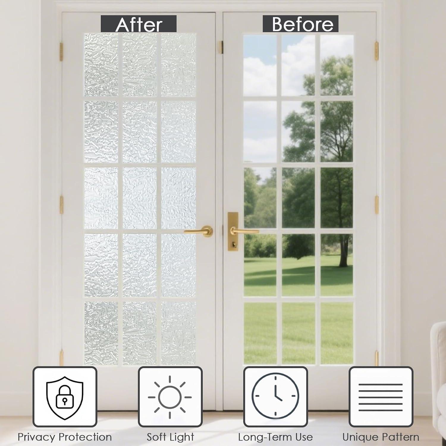 Película de Privacidad para Ventanas Cecliy 44.5x200cm 3D