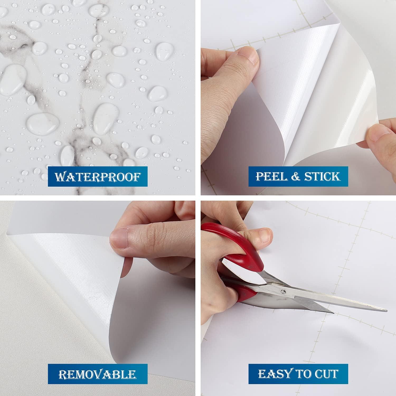 Papel Contacto Mármol Mate Autoadhesivo FunStick 30 cm x 5 m