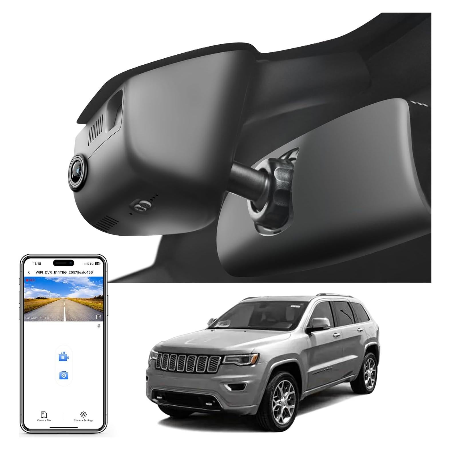 Cámara Dash 4K Mangoal para Jeep Grand Cherokee 2016-2021