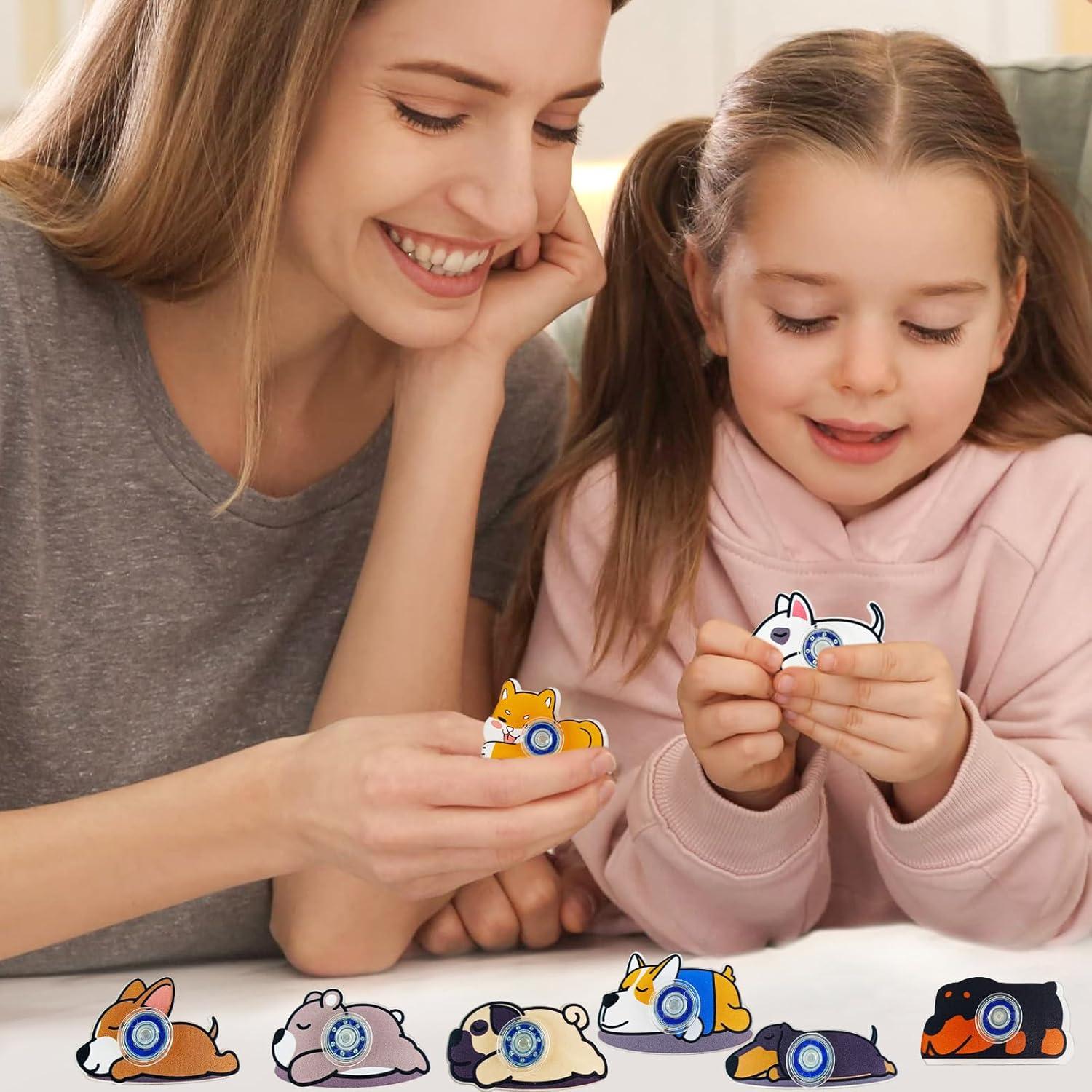 20 Mini Spinners Antiestrés RGHNR Multicolor para Niños