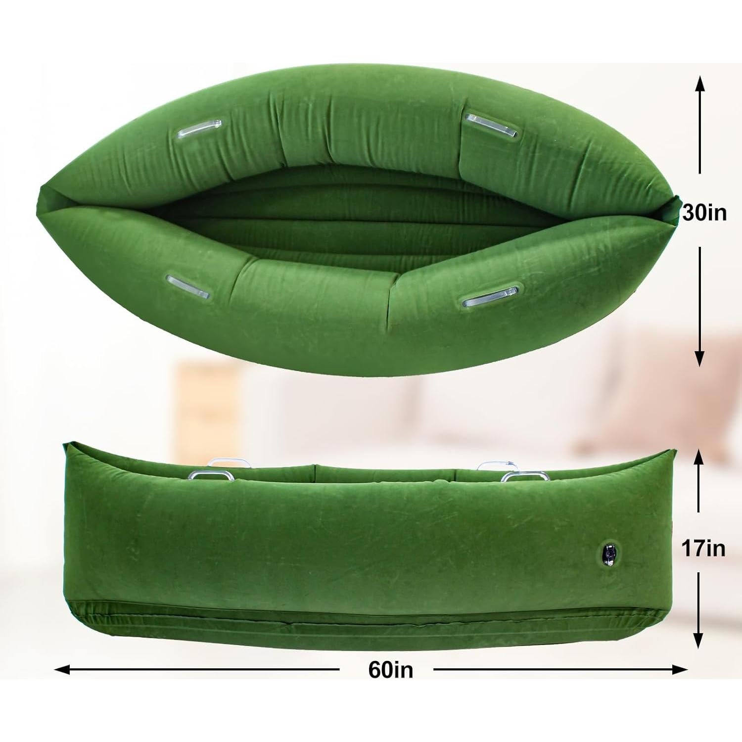 Silla Peapod Sensorial KreyNa 152.4 cm Verde para Niños