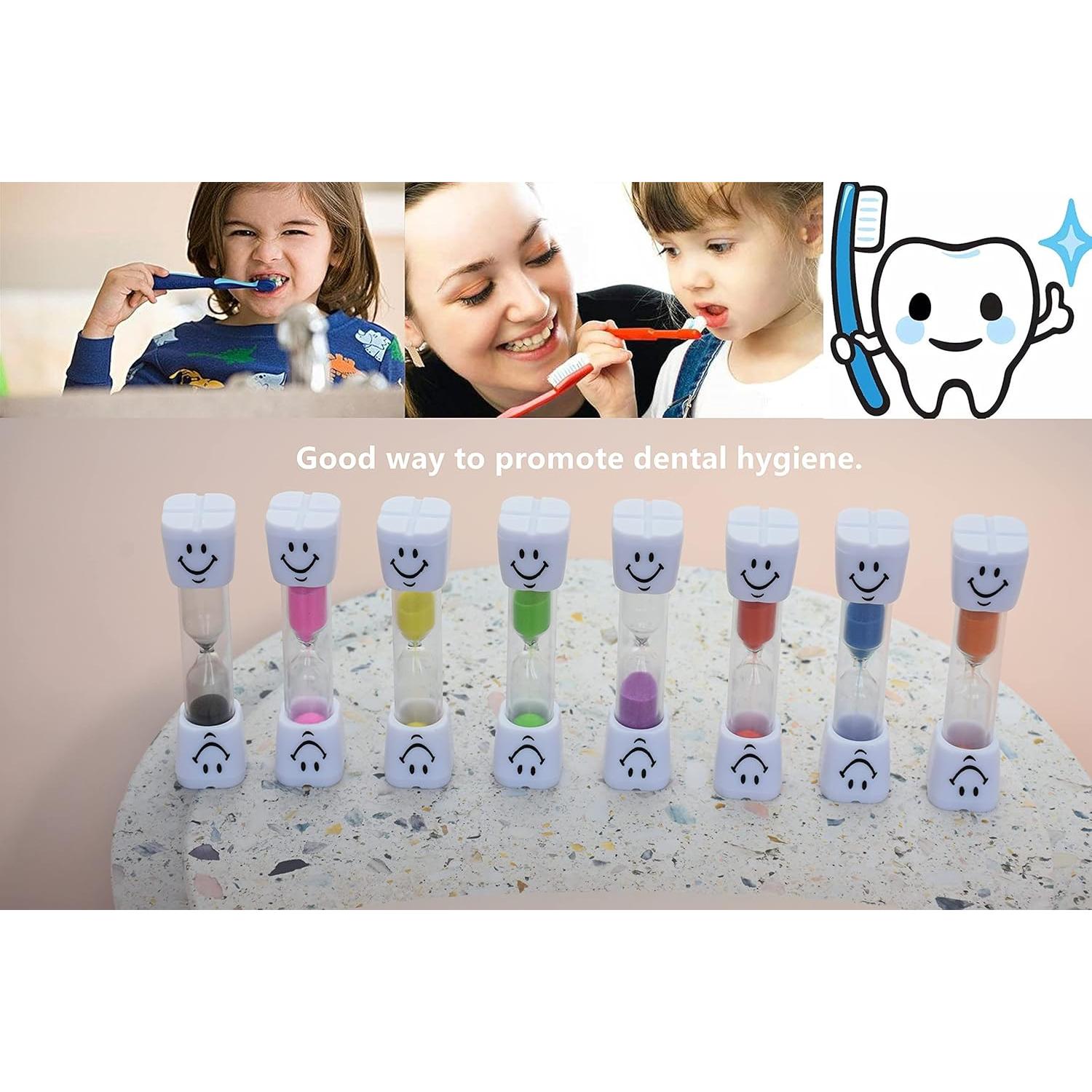 Juego de 8 Temporizadores de Arena 2 Minutos Yuronam Coloridos