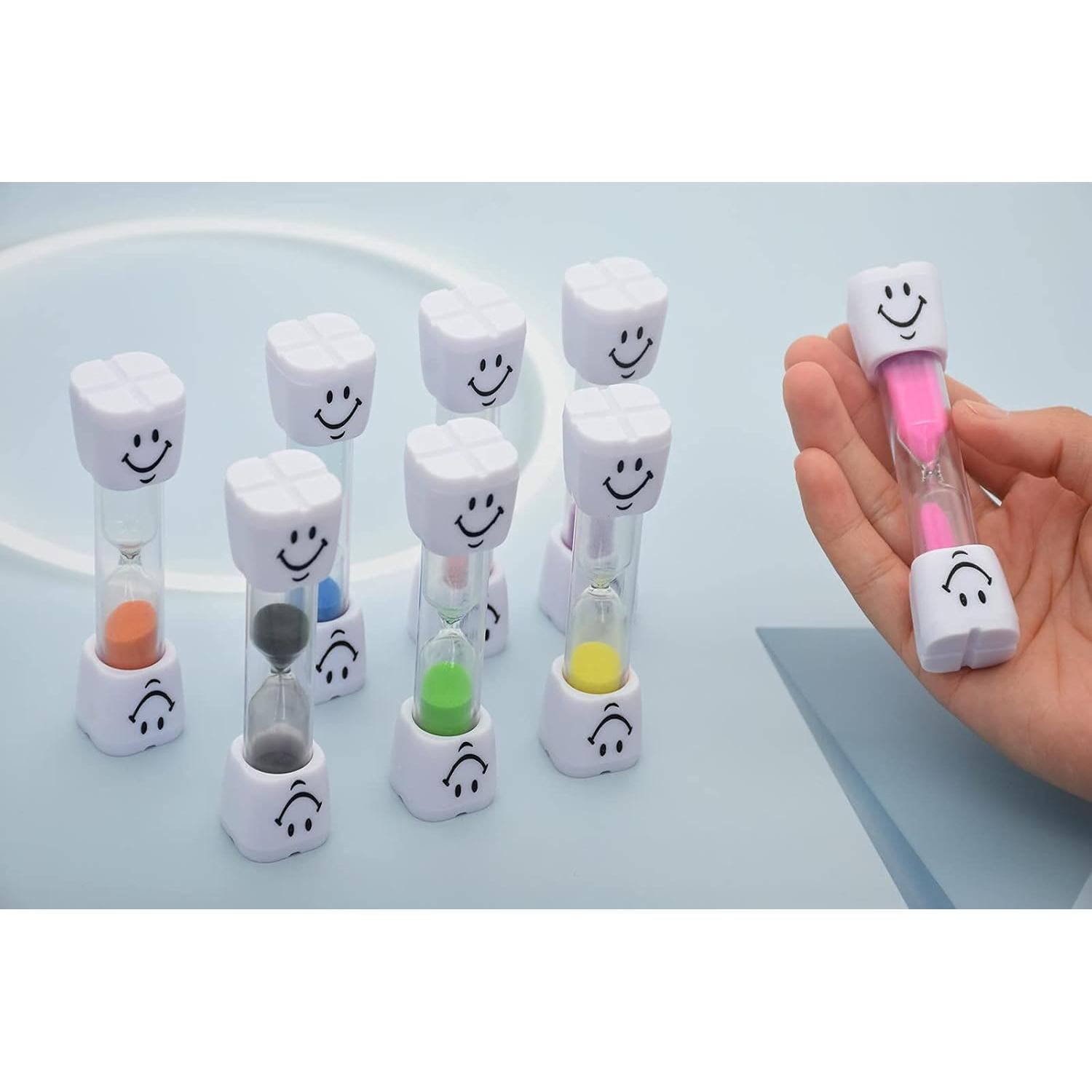 Juego de 8 Temporizadores de Arena 2 Minutos Yuronam Coloridos