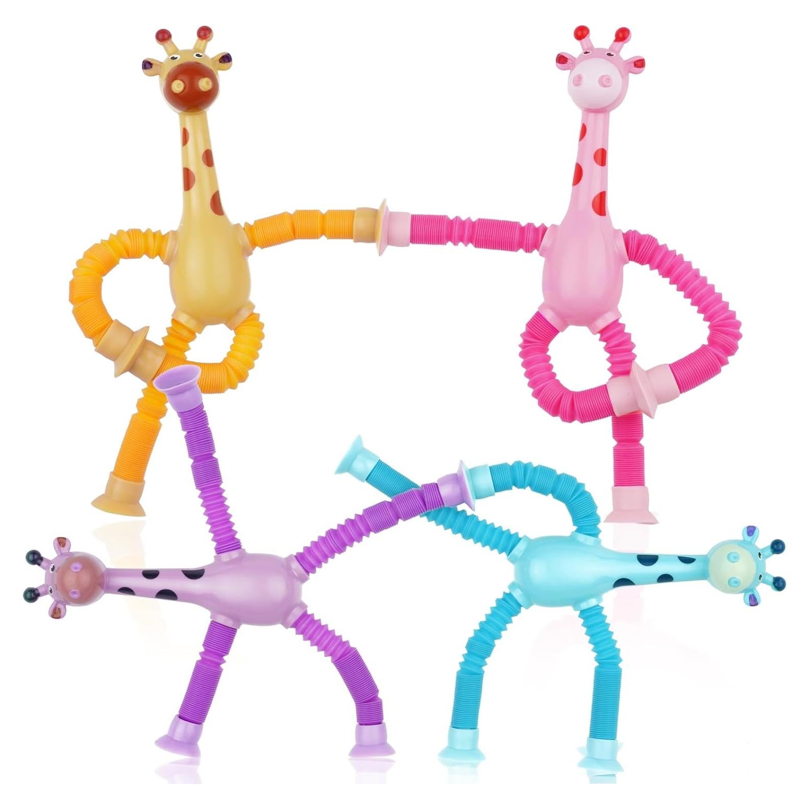 Juguete Sensorial Telescópico Jirafa Ainiv - 4 Piezas