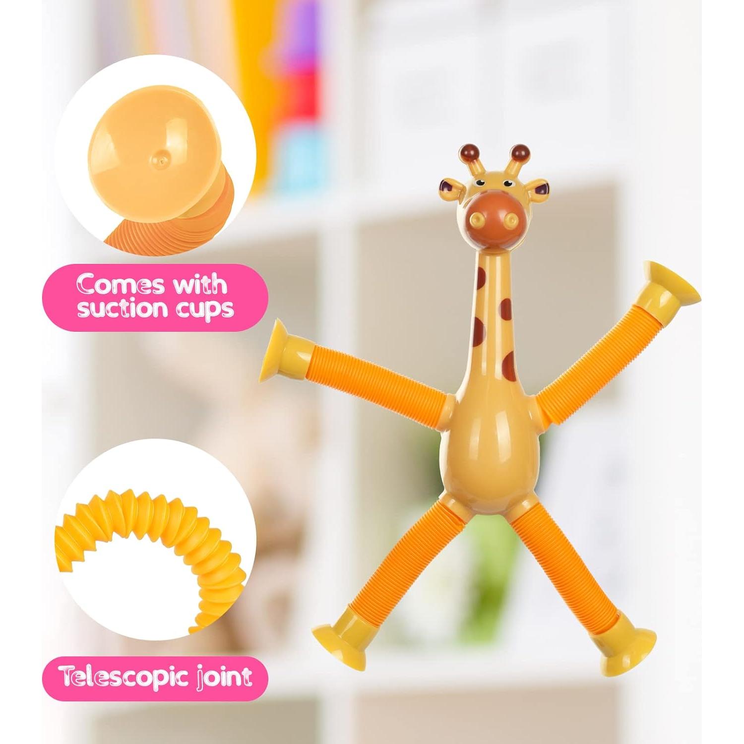 Juguete Sensorial Telescópico Jirafa Ainiv - 4 Piezas