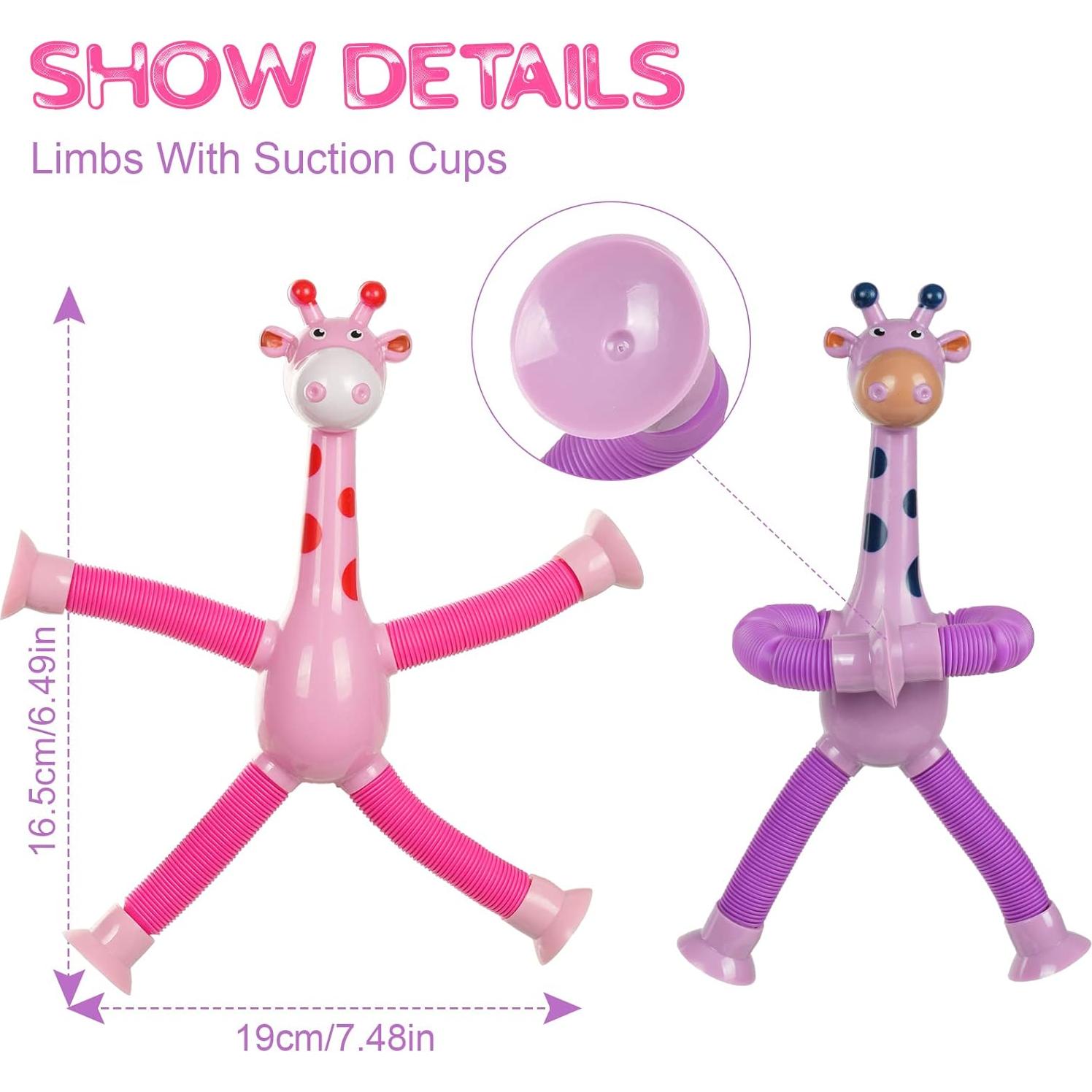 Juguete Sensorial Telescópico Jirafa Ainiv - 4 Piezas