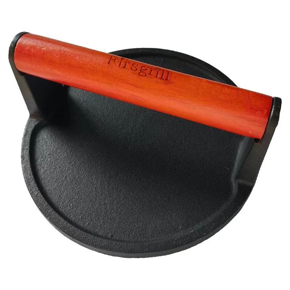 Prensa de Hamburguesas Hailing Hierro Fundido 16.5 cm Redonda