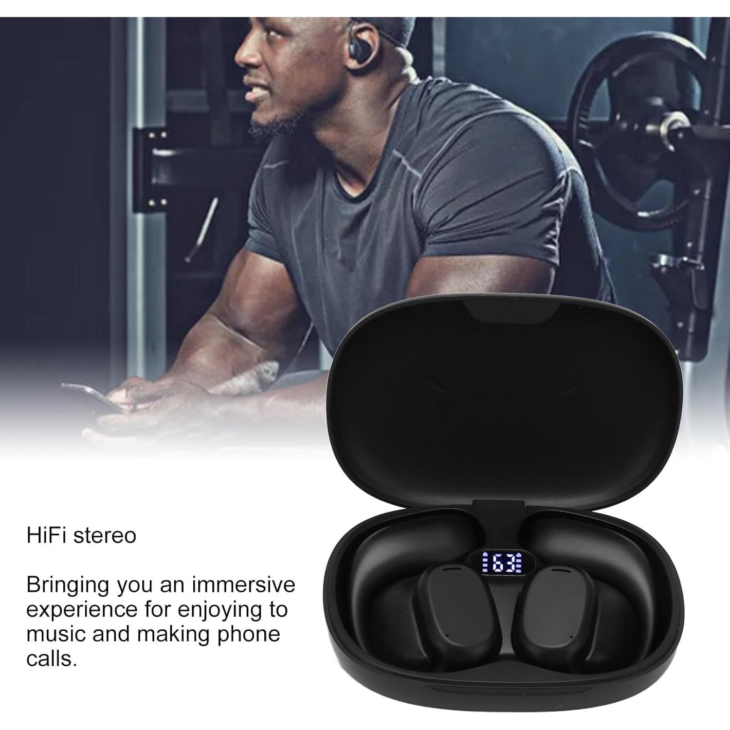 Auriculares Traductores Bluetooth Yunseity, 74 Idiomas, Negro