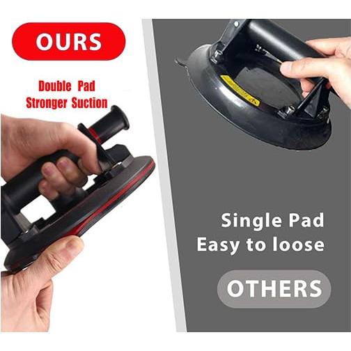 Ventosas de Vidrio KVNTOOLS 2 Piezas 199.58 kg Doble Capa