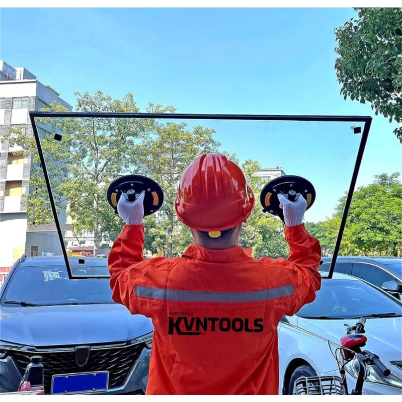 Ventosas de Vidrio KVNTOOLS 2 Piezas 199.58 kg Doble Capa