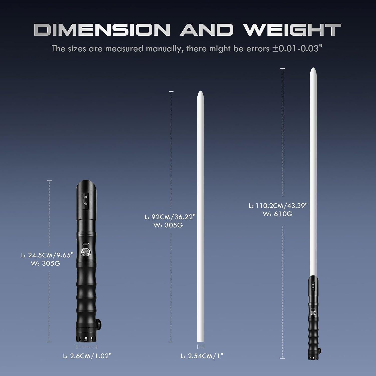 Sable de Luz Xenopixel 3.0 LordSaber 92 cm, 34 Sonidos