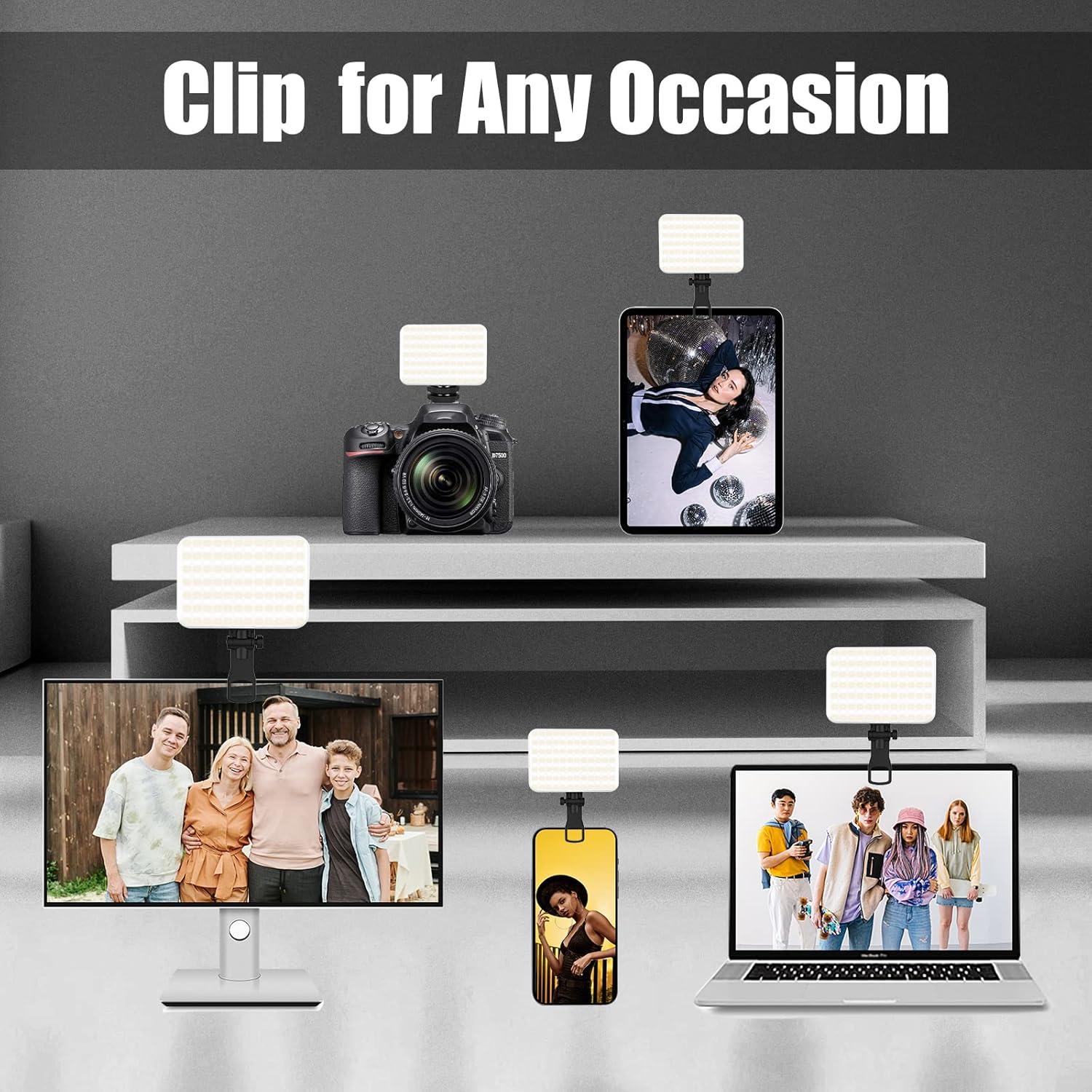 Luz Selfie BANSINE LED Recargable USB 660 Lux 97+ CRI