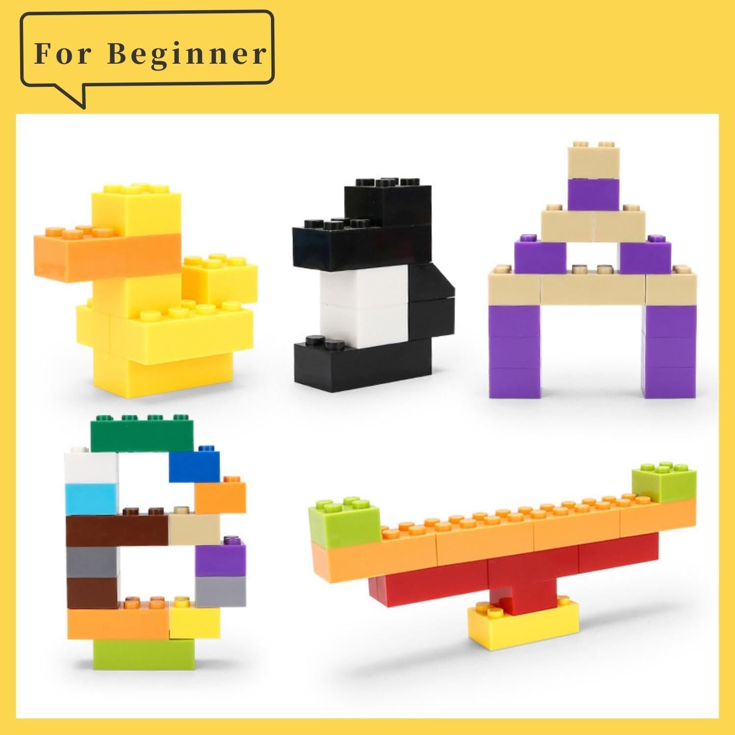 Paquete de 100 Ladrillos Morados Weiyeele - Compatibles Lego