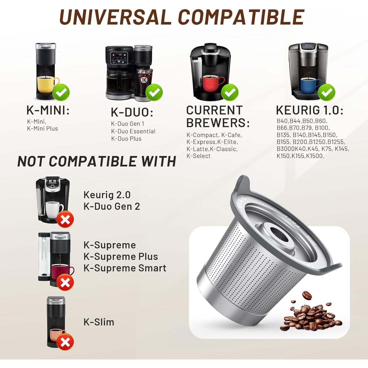 Cápsulas Reutilizables Seacot PodPro S2 - Acero Inoxidable 1-Pack