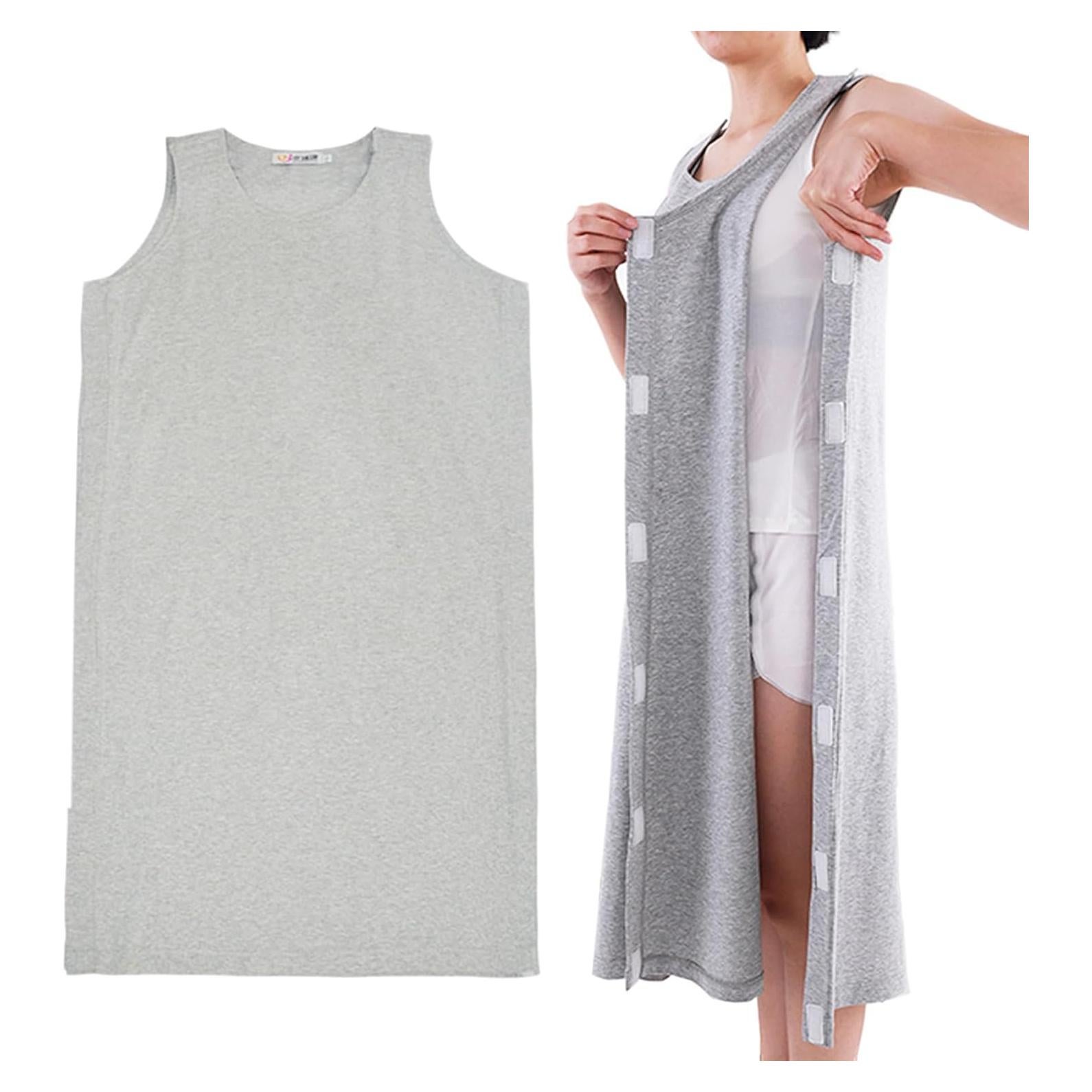 Camisa de Recuperación Postoperatoria AUSTYLCO Mediana Gris