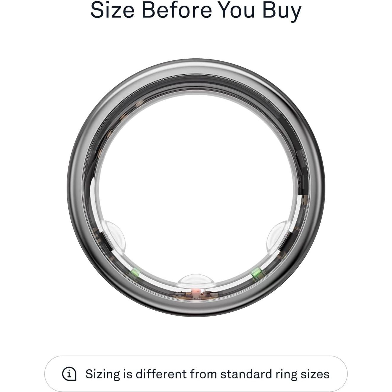 Anillo Oura Gen3 Horizon - Plata - Talla 13 - Inteligente