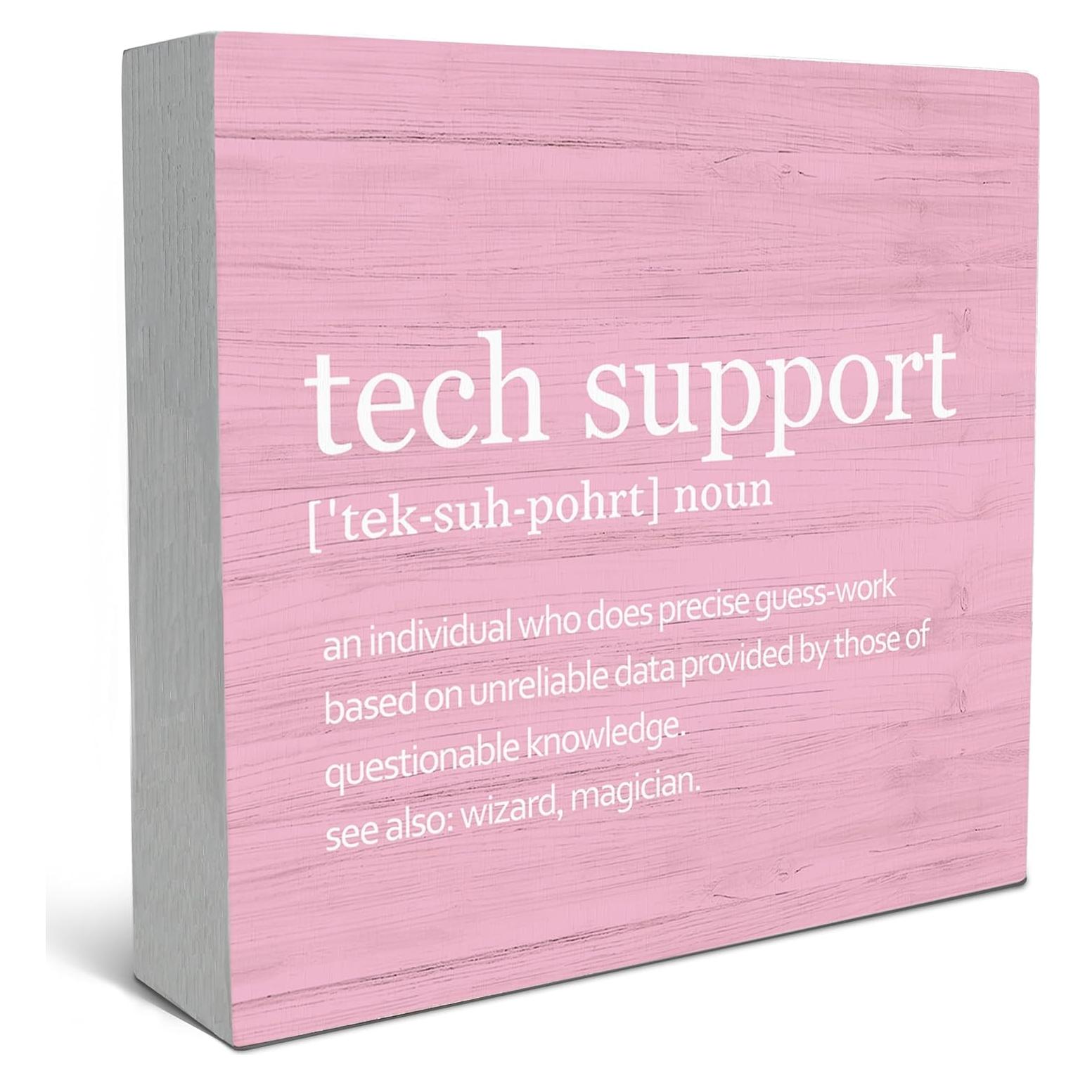 Cartel Decorativo de Madera SRADMO 12.7x12.7cm Rosa